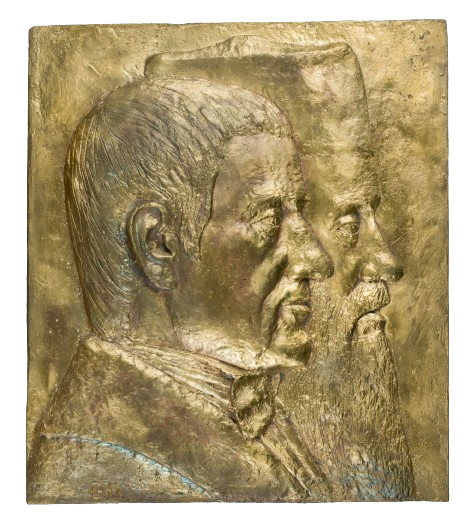 Georgios and Manthos rizaris in golden plate